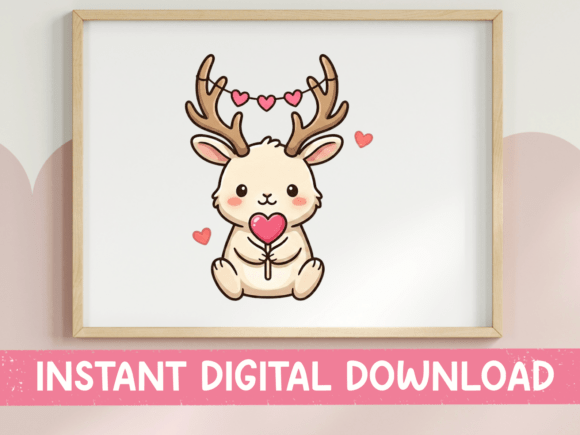 A Kawaii Jackalope Graphic for T-Shirt Designs & Merch