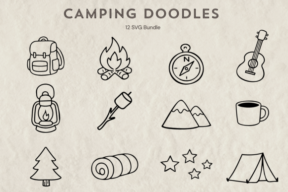 Building an Outdoor-Inspired Brand: Reviewing the Camping Doodles Graphics Bundle