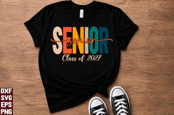 Class of 2027 Graphics for T-Shirt Designs & Brand Accents