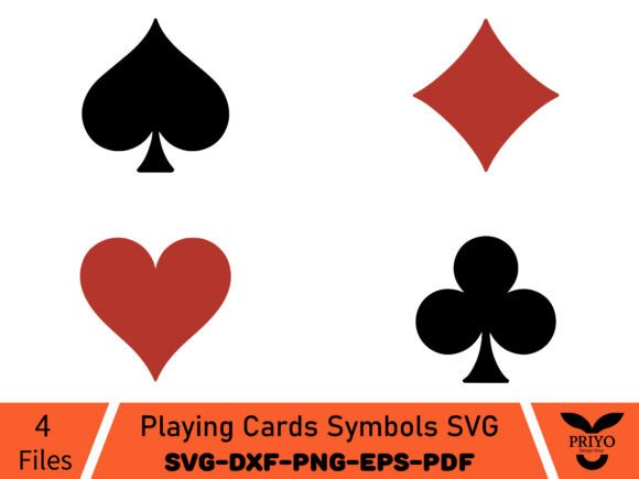 Playing Cards Symbols SVG: A Versatile Graphic Design Asset